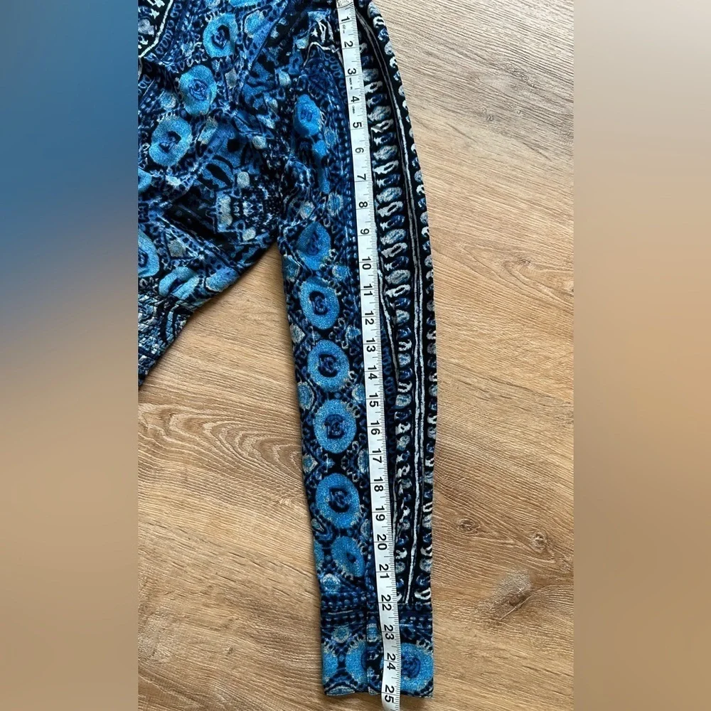 FREE PEOPLE WILD & FREE PAISLEY LONG SLEEVE TOP